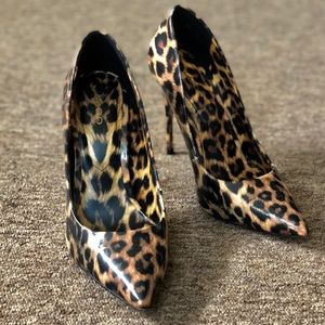 ALDO leopard print heel